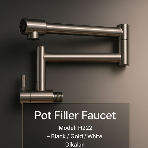 شیر قابلمه پرکن دیواری مدل مدرن برند هوادیائو طراحی شیک و خاص