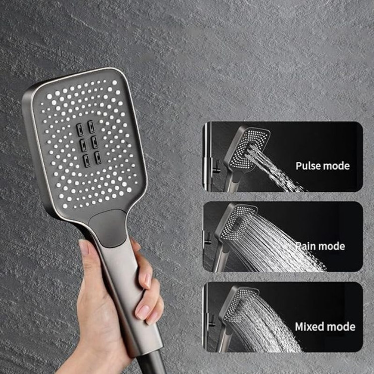 دوش حمام پیانویی نمایشگردار به همراه تایمر مصرف اب و دما با قابلیت سرد و گرم برند دیکالان