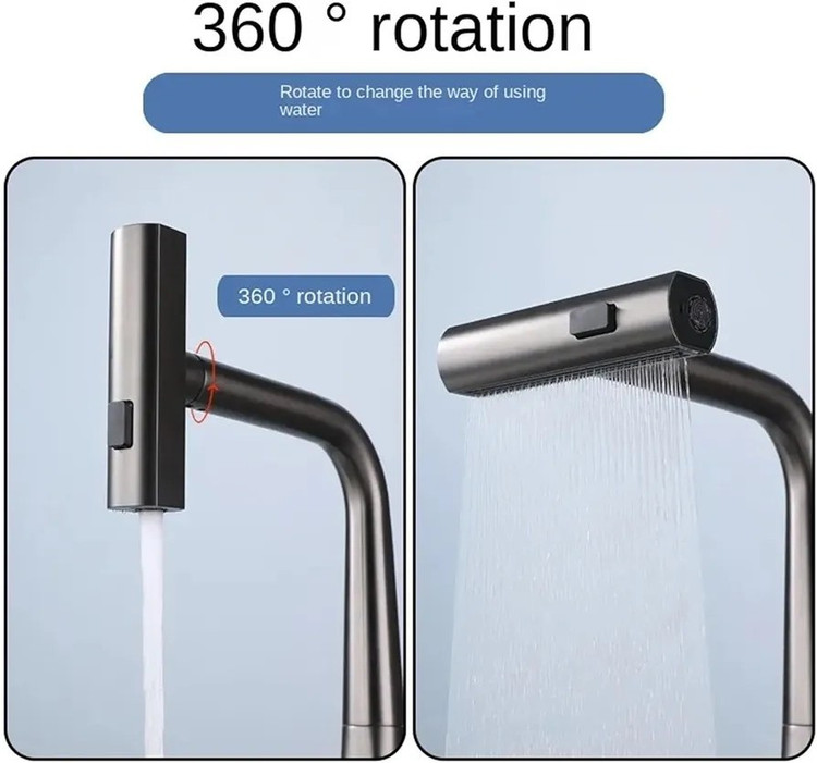 شیر ظرفشویی هوشمند مدل شاوری 4 حالته با نمایشگر دیجیتال 360 درجه Hyshin (محصول خارجی ) اصلی