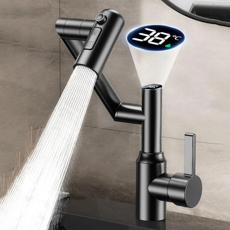 شیر روشویی مدل 9338 با بدنه ای از استیل ضد زنگ 304 (Stainless steel304) ضد خوردگی ضد زنگ زدگی و بسیار مقاوم